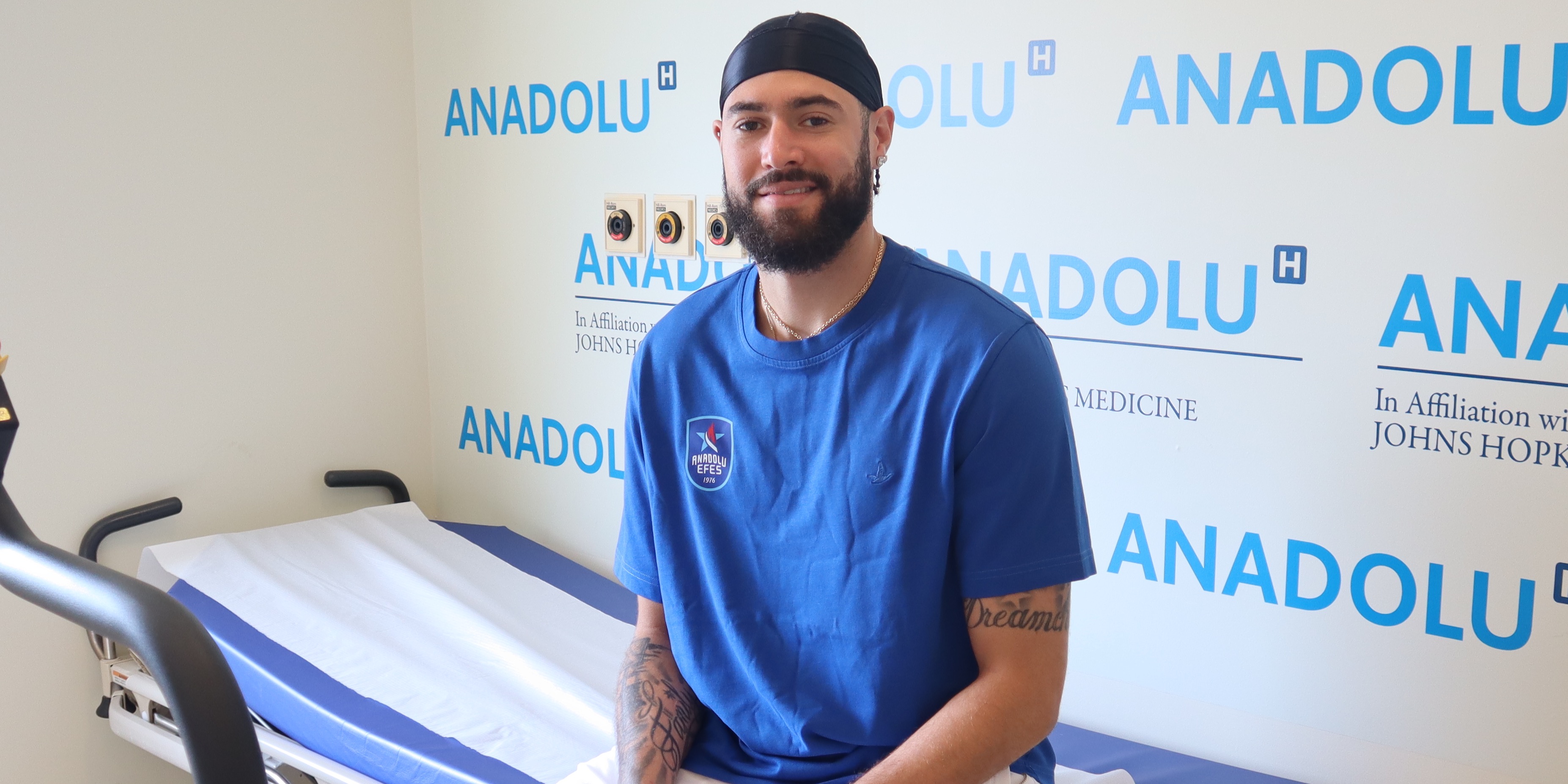 Isaia Cordinier Underwent Medical Tests at Anadolu Medical Center Hospital...