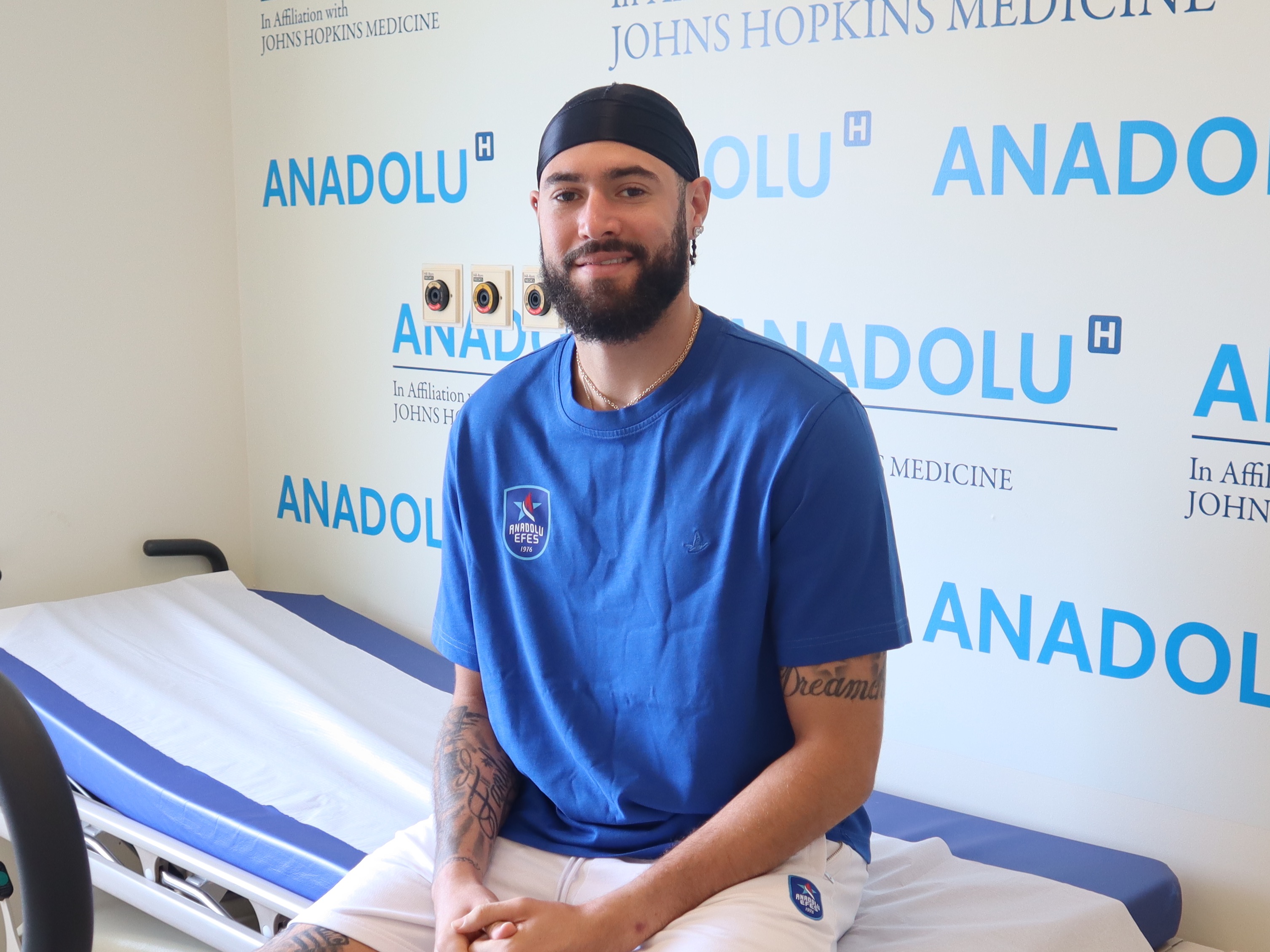 Isaia Cordinier Underwent Medical Tests at Anadolu Medical Center Hospital...