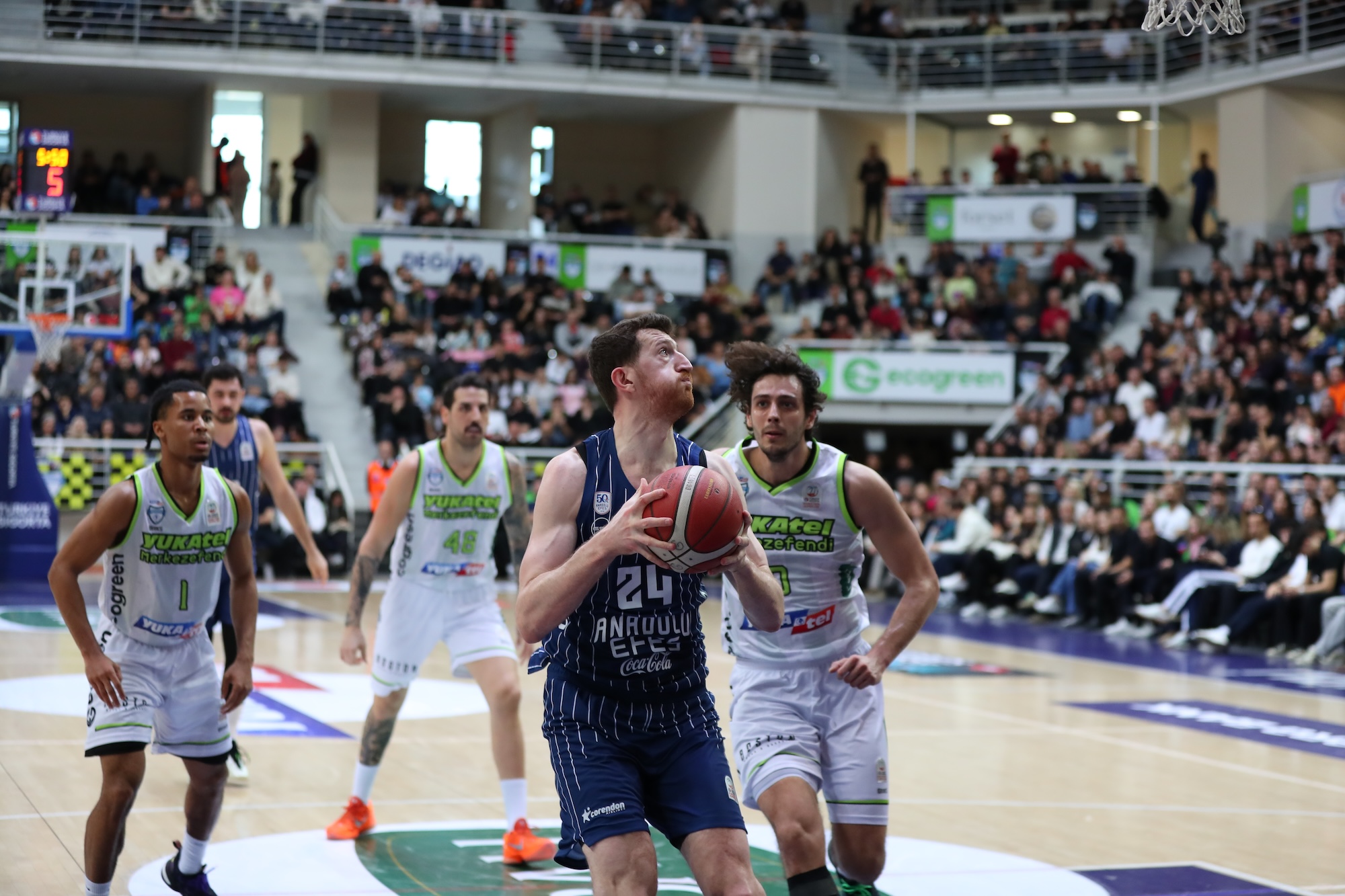 Yukatel Merkezefendi Belediyesi Basket: 87 - Anadolu Efes: 80